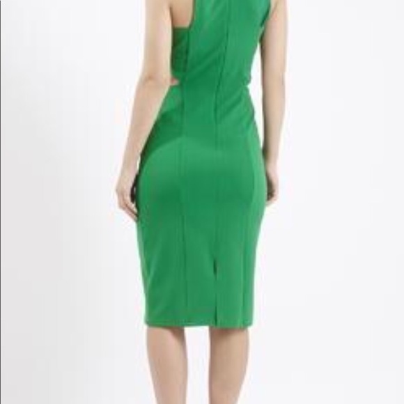 Emerald green Topshop cutout dress - Picture 4 of 5